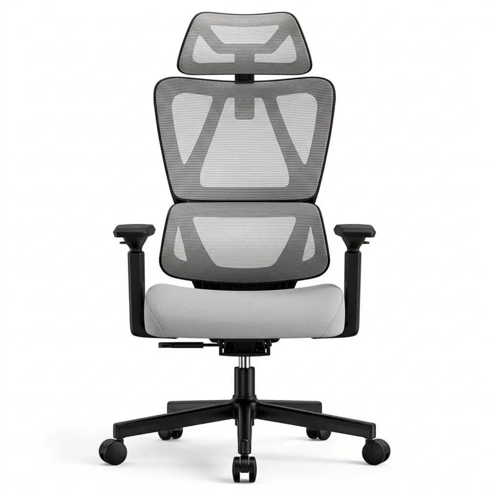 Silla de Oficina Ergonómica Ajustable para Hogar y Trabajo