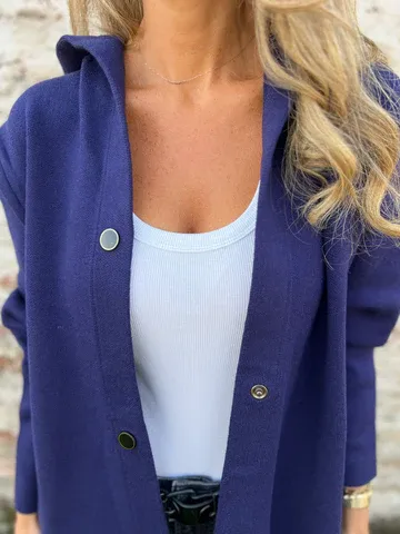 CLEARANCE SALE🔥 Casual Single Breasted Hooded Jacket