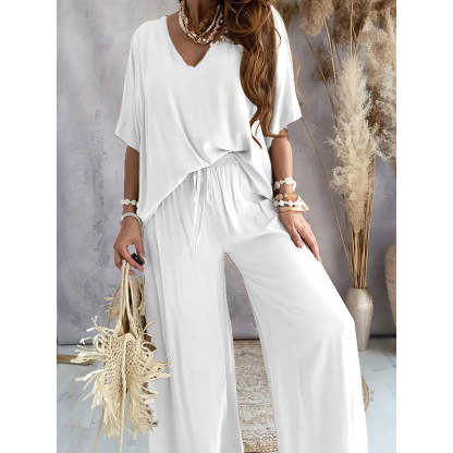 New Arrivals🔥🌷Women’s Lounge Set with Wide Leg Pant