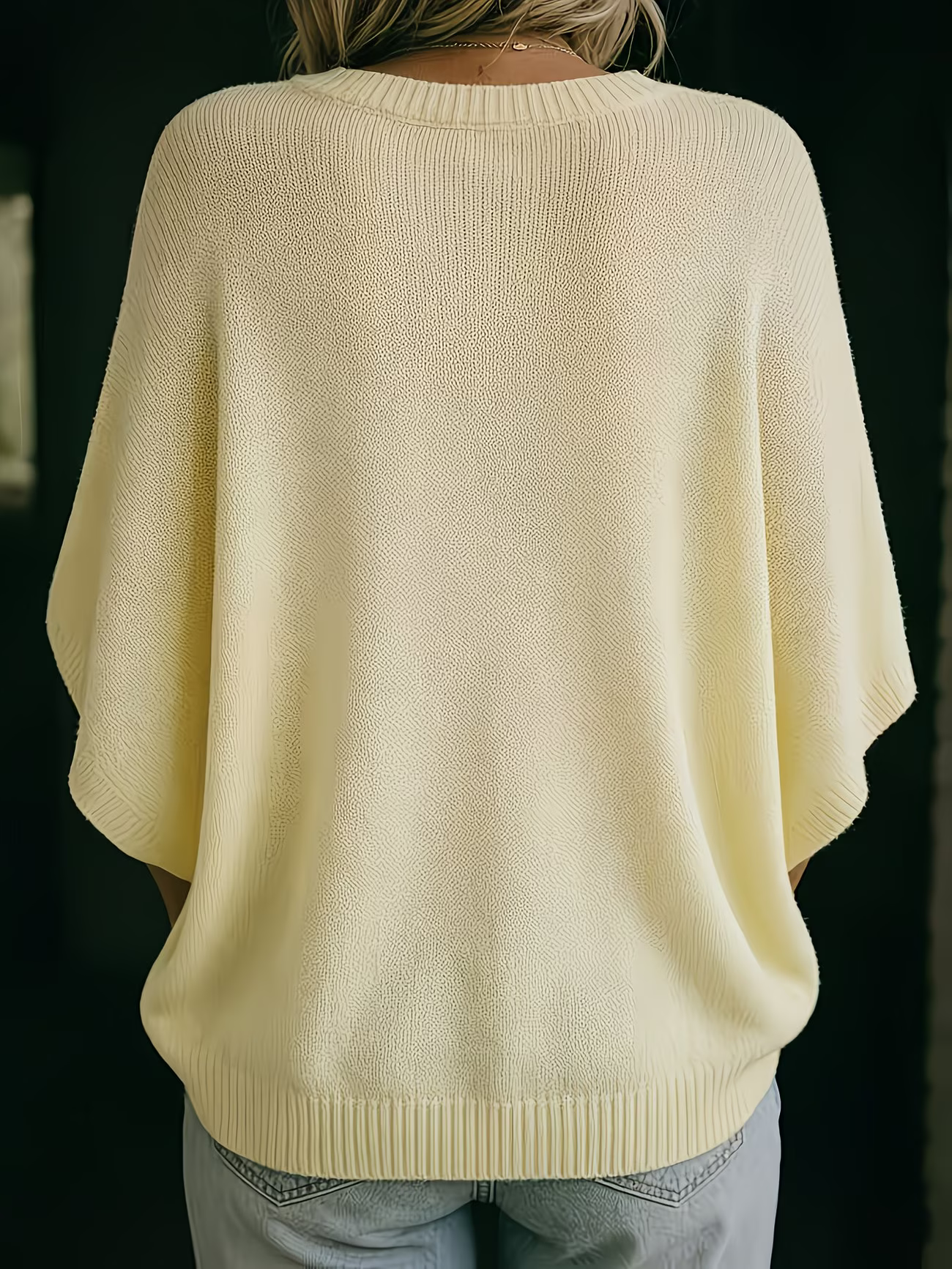 Women's Batwing Sleeve Knit Tunic