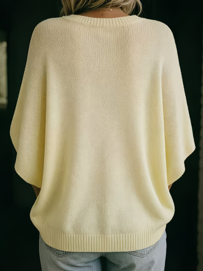 Women's Batwing Sleeve Knit Tunic