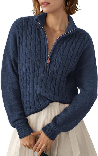 Women Lightweight Cute Soft Winter Knit Pullover Sweaters