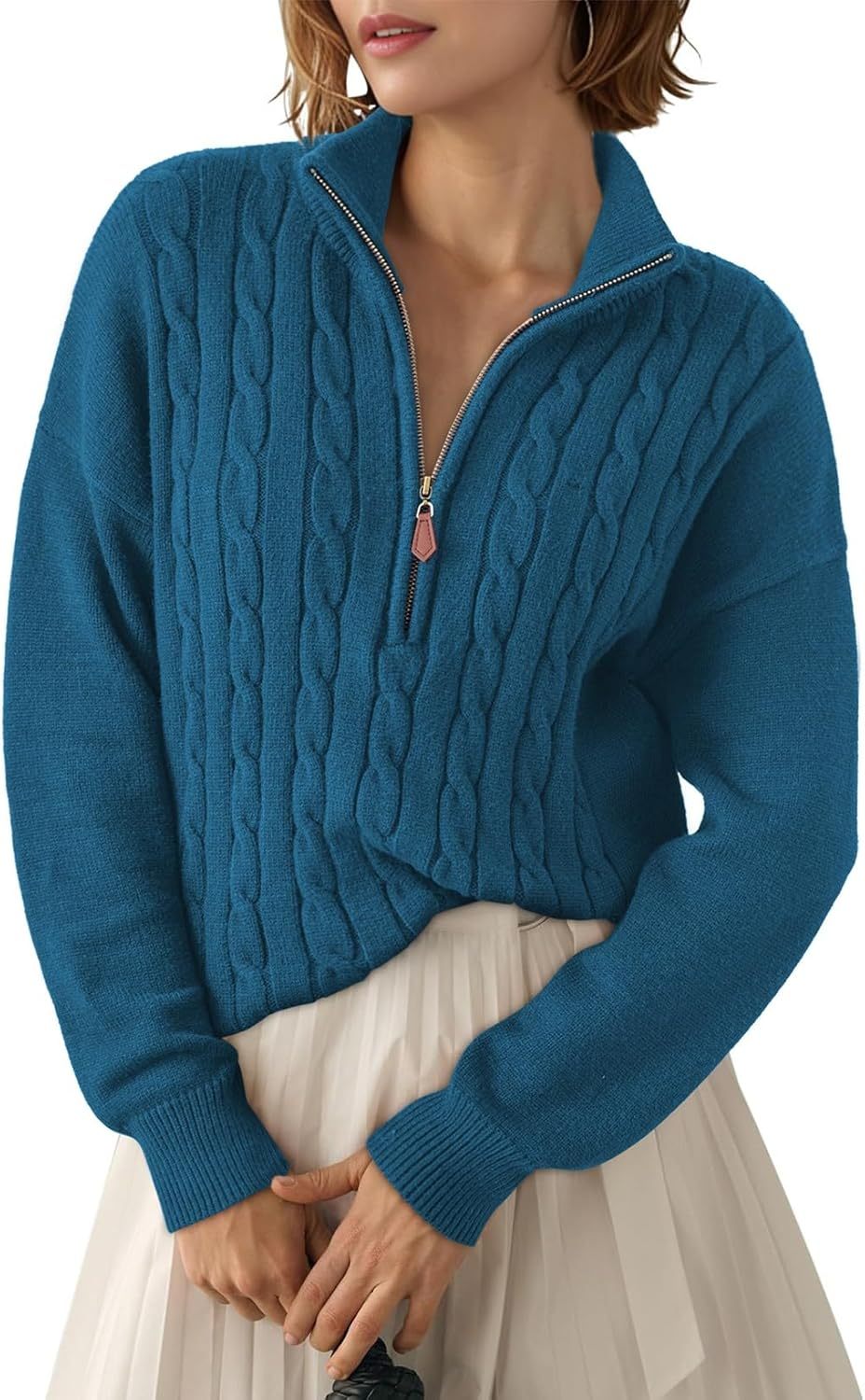 Women Lightweight Cute Soft Winter Knit Pullover Sweaters