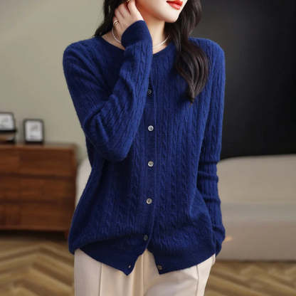 Veronica Cable Knit Cardigan
