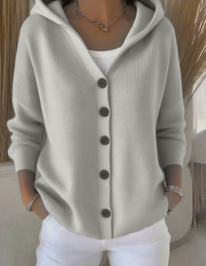CLEARANCE SALE🔥 Women's New Autumn/Winter Hooded Knit Cardigan