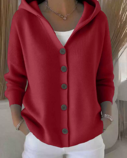 CLEARANCE SALE🔥 Women's New Autumn/Winter Hooded Knit Cardigan