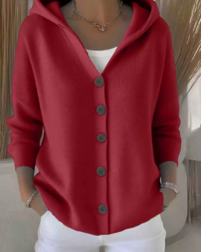 CLEARANCE SALE🔥 Women's New Autumn/Winter Hooded Knit Cardigan