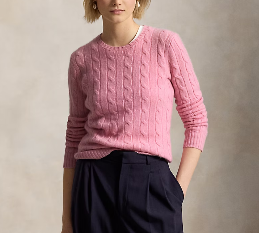 The Timeless Cable-Knit Crewneck Sweater