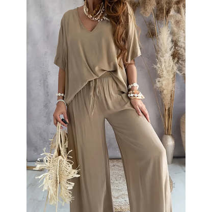 New Arrivals🔥🌷Women’s Lounge Set with Wide Leg Pant