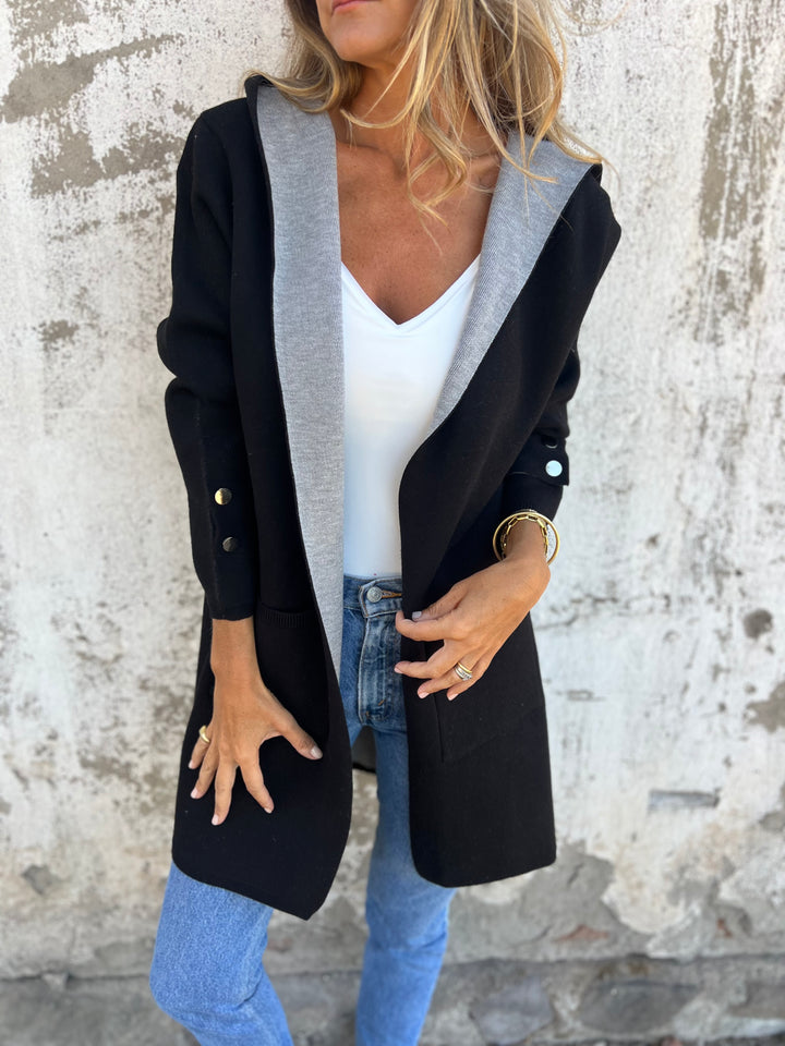 NEW🔥 2025 Women's Button Down Hooded Jacket