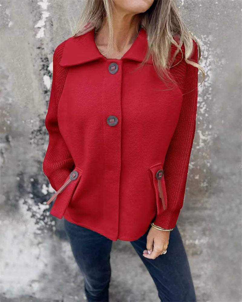 Clearance Sale🔥2025 Women's Casual Lapel Cardigan Jacket