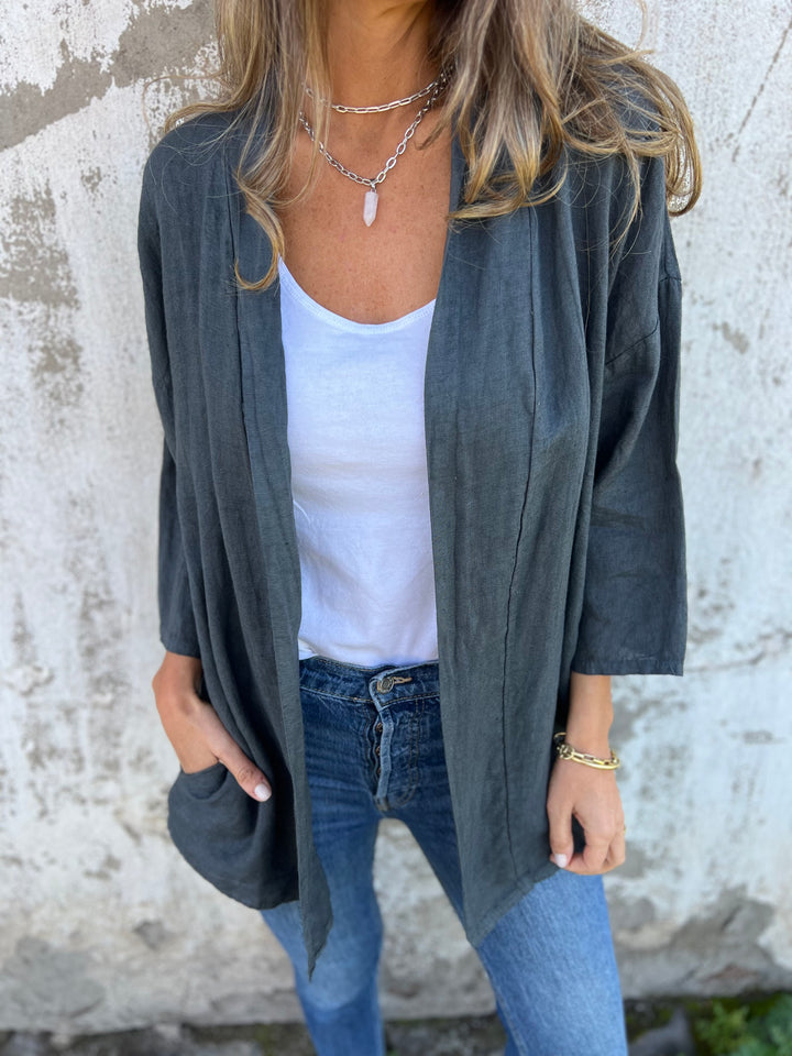 NEW IN🔥 2024 Women's Casual Breathable Linen Cover
