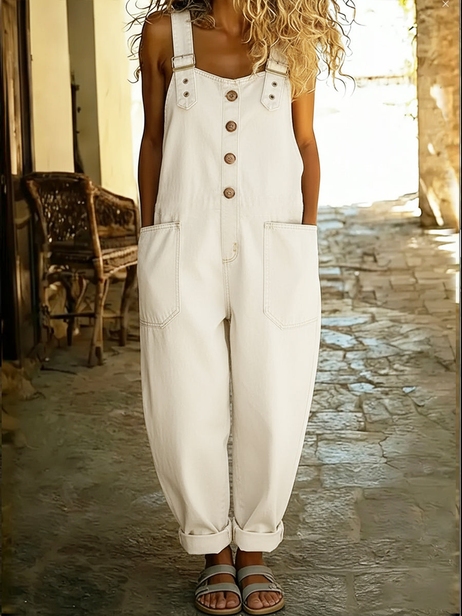 CLEARANCE SALE🔥 Women's Casual Denim Adjustable Jumpsuit
