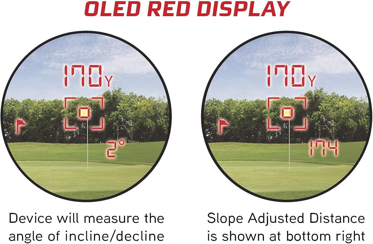 Callaway 400s Laser Golf Rangefinder With Slope Mode, 7X Magnification, 1200 Yards Range
