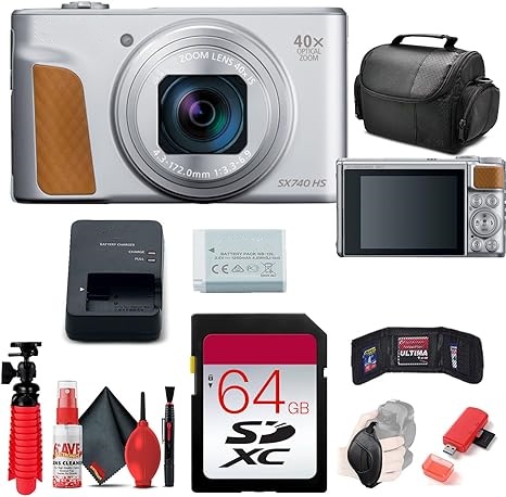 💝Spring Sale✨Left. - PowerShot SX740 HS 20.3-Megapixel Digital Camera