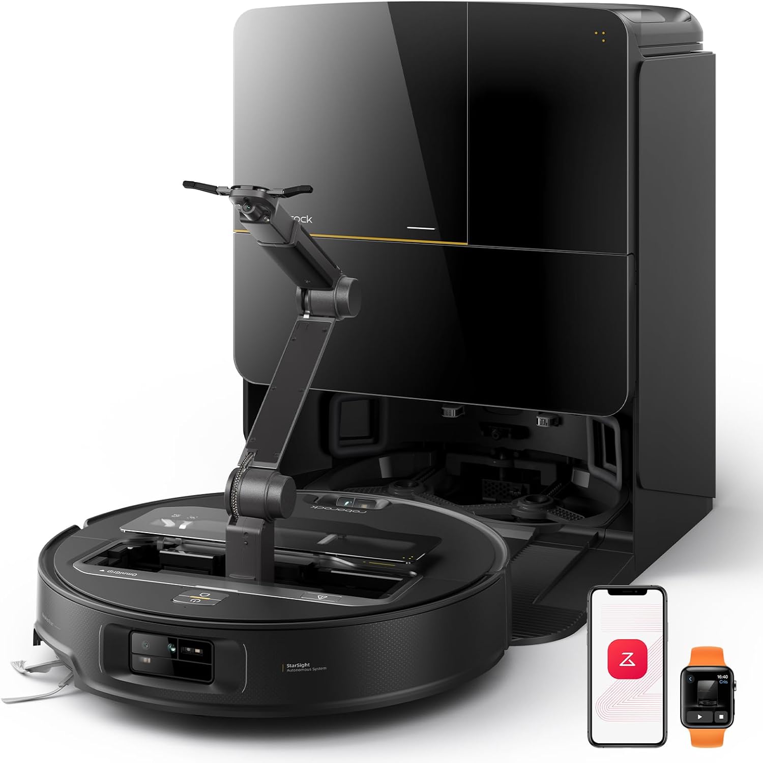 ⚡️clearance sale🌞 Z70 Ultra-Smart Robot Vacuum with Mechanical Arm, 22,000Pa Suction & Hot Water Mop