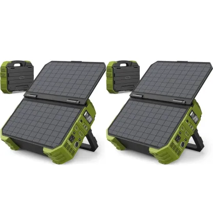 💥Liquidation Sale💥Buy 1 Get 1 Free💥Portable Power Station with Built-in Solar Panel