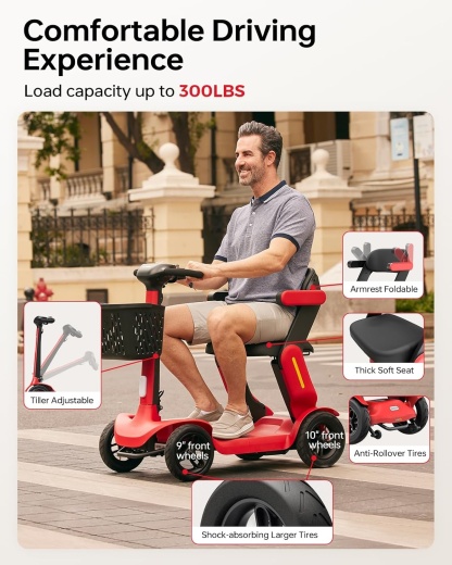 ⚡Clearance Sale⚡Folding Mobility Scooters for Seniors
