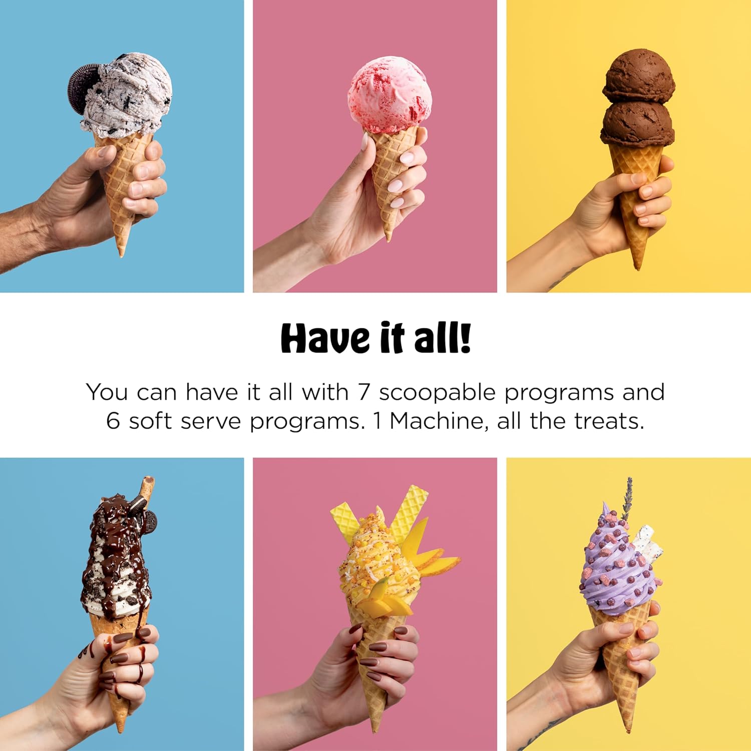 CREAMi Scoop & Swirl Ice Cream Maker