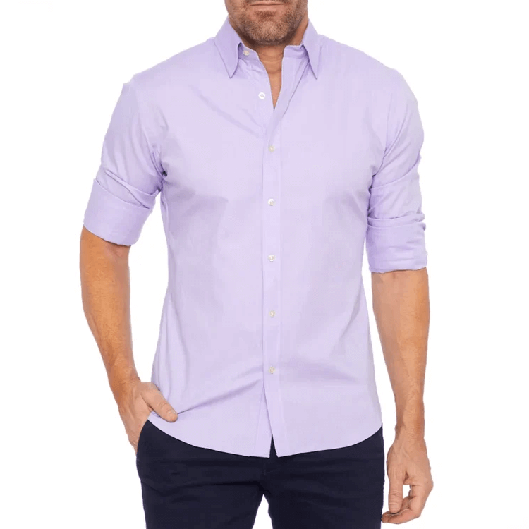 🔥2026 Spring Sale🔥Oxford Stretch Zip Shirt