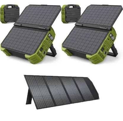 💥Liquidation Sale💥Buy 1 Get 1 Free💥Portable Power Station with Built-in Solar Panel