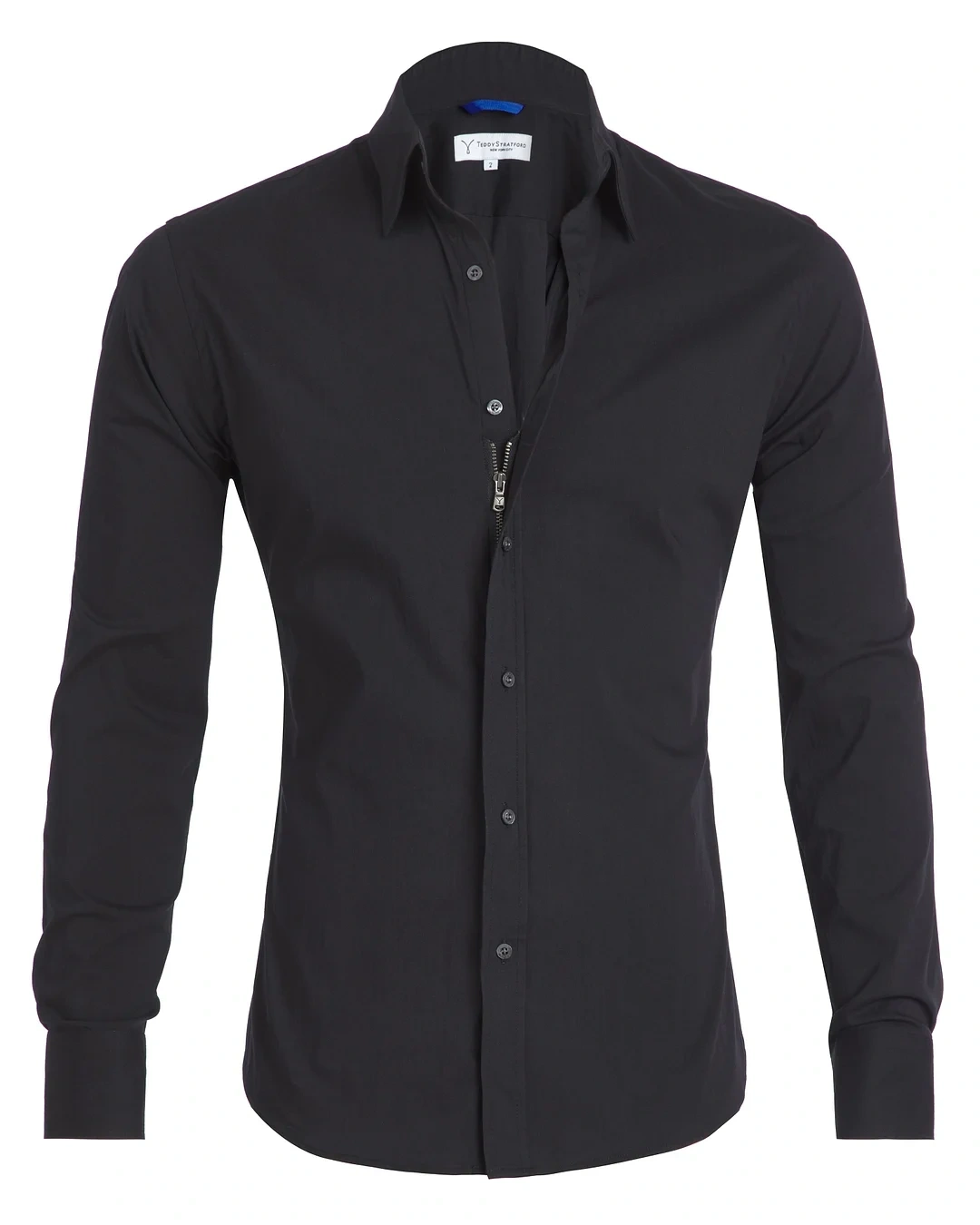 🔥2026 Spring Sale🔥Oxford Stretch Zip Shirt