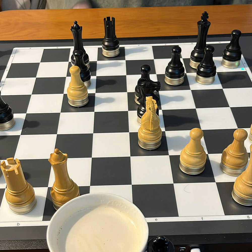 🔥Spring Fresh Sale 🎁-Advanced Smart Chessboard - AI Interactive Chess Set with App Control♟️