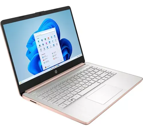 Laptop Hp 14-dq0762dx Celeron 4gb 128gb Ssd Rosa