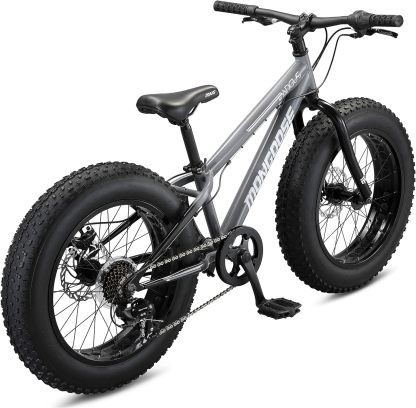 Mongoose Argus ST & Trail Fat Tire Bicicleta de montaña para Adultos jóvenes Hombres y Mujeres, Ruedas de 20 a 26 Pulgadas, Frenos de Disco mecánicos, Marco de Acero o Aluminio y Opciones de 7 o 16