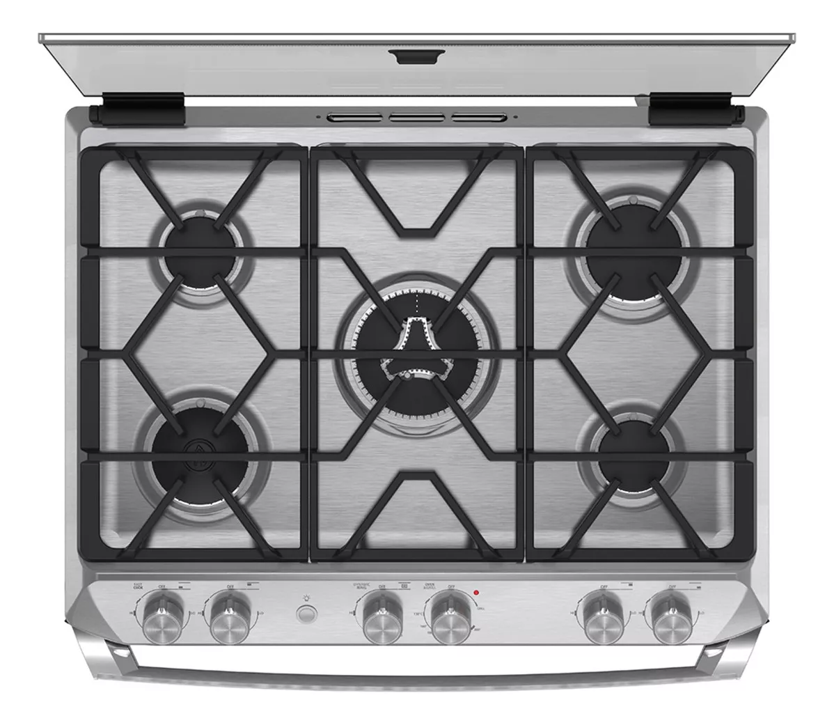 Estufa Empotre 80cm Inox Vidrio Negro Io Mabe Io8061getss0