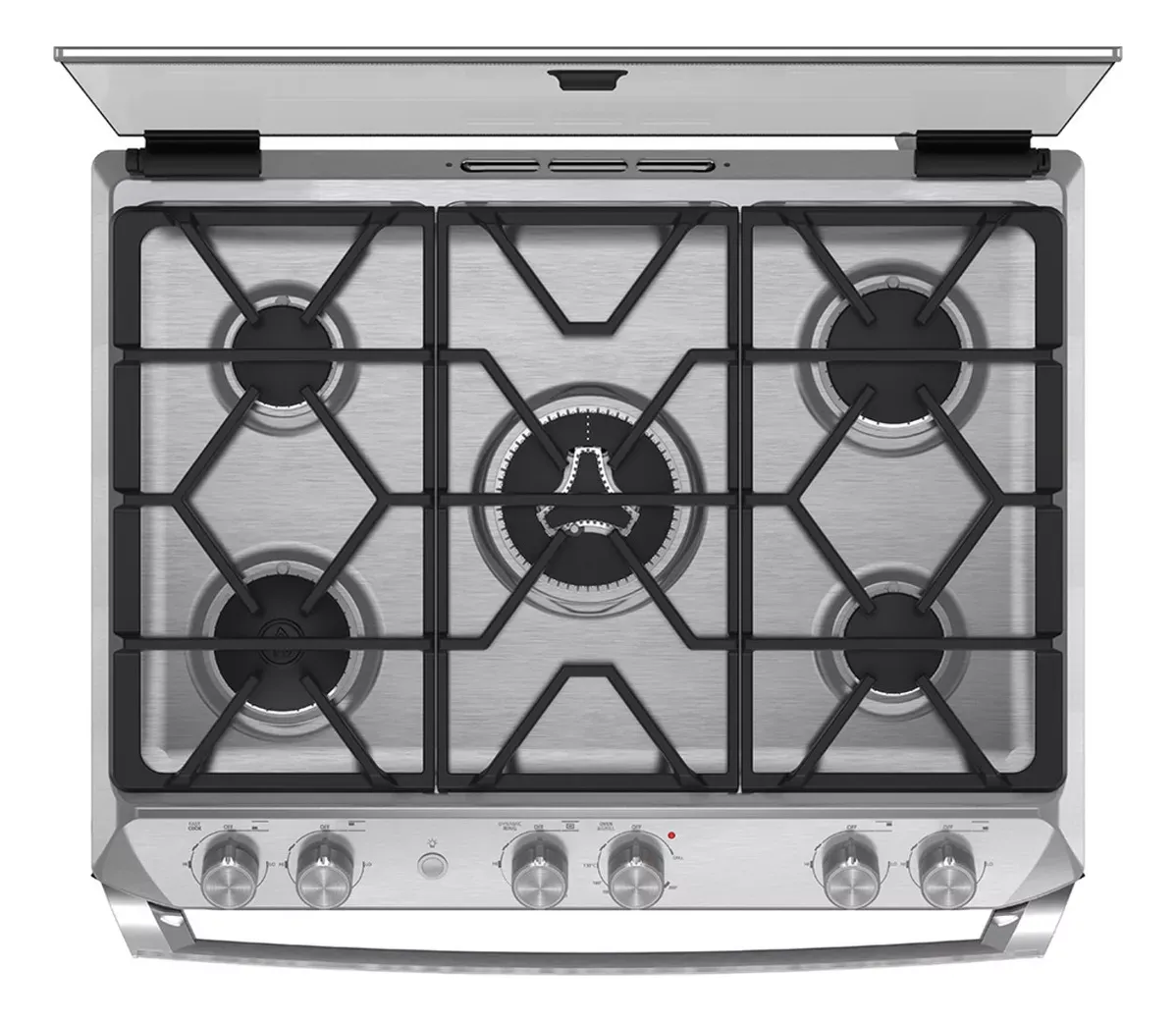 Estufa Empotre 80cm Inox Vidrio Negro Io Mabe Io8061getss0
