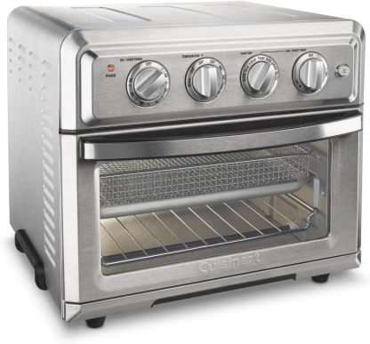 Cuisinart TOA-65 Horno Air Fryer Digital Deshidratador, Grande, Plata