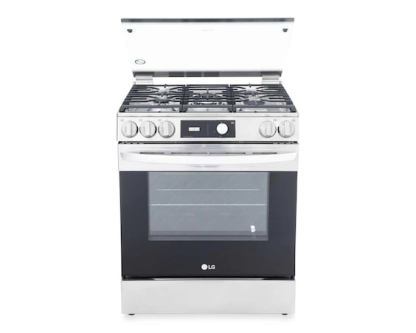 Estufa LG de Piso 30" con 5 Quemadores de Gas LRGL5841S