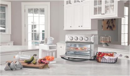 Cuisinart TOA-65 Horno Air Fryer Digital Deshidratador, Grande, Plata