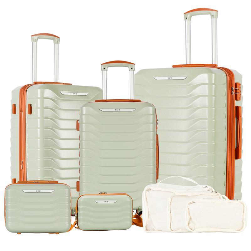 Juegos de equipaje (4 piezas) con cerraduras TSA - maleta para viaje, equipaje rígido, cerradura TSA, ruedas giratorias, carcasa rígida, ligero