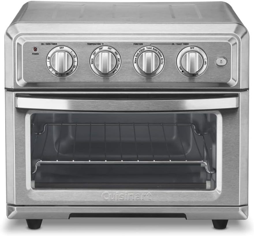 Cuisinart TOA-65 Horno Air Fryer Digital Deshidratador, Grande, Plata