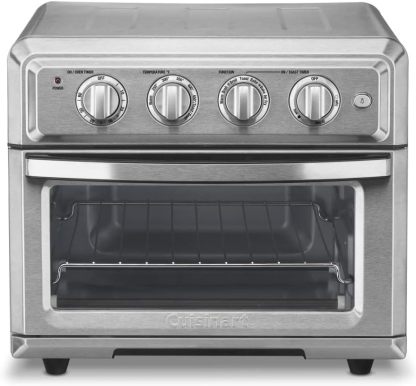 Cuisinart TOA-65 Horno Air Fryer Digital Deshidratador, Grande, Plata