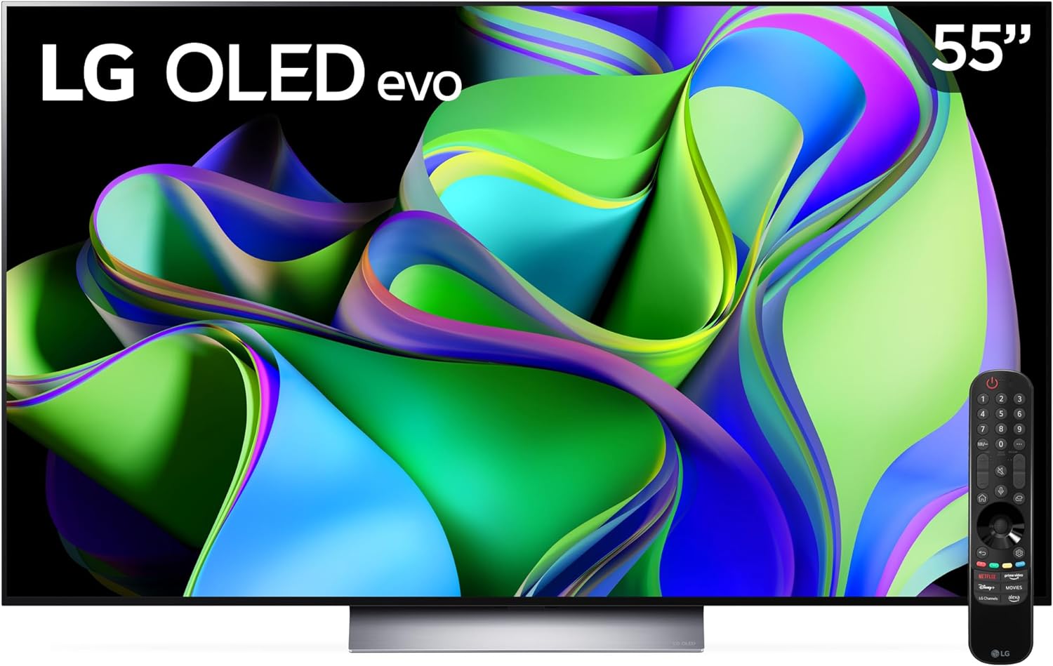 LG Pantalla OLED EVO 55 Pulgadas 4K Smart TV 2024 ThinQ AI OLED55C4PSA