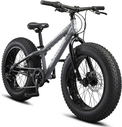 Mongoose Argus ST & Trail Fat Tire Bicicleta de montaña para Adultos jóvenes Hombres y Mujeres, Ruedas de 20 a 26 Pulgadas, Frenos de Disco mecánicos, Marco de Acero o Aluminio y Opciones de 7 o 16