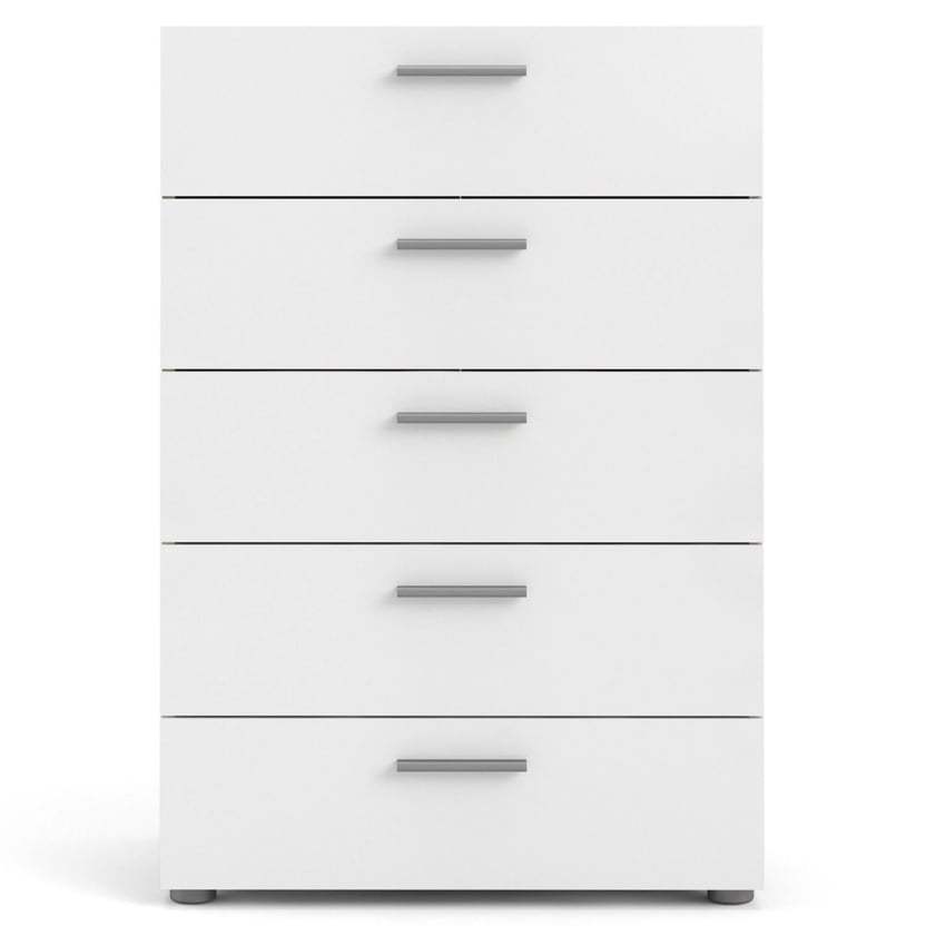 Cómoda 5 cajones blanco Pepe
