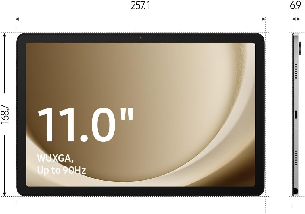 SAMSUNG Galaxy Tab A9+, 8GB RAM, 128GB, Color Gris Grafito