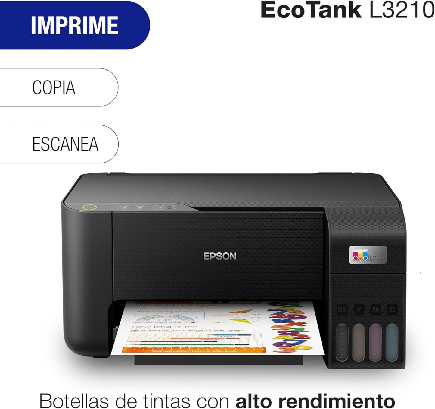 Epson Ecotank Impresora Multifuncional a Color L3210