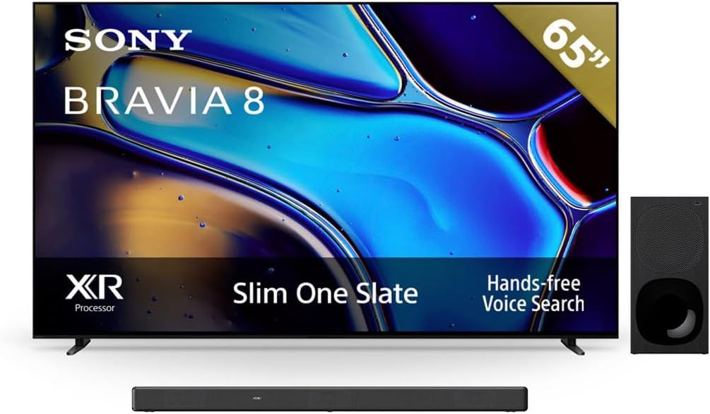 Sony BRAVIA 8 Pantalla 77” OLED con Procesador XR 4K Ultra HD Google
