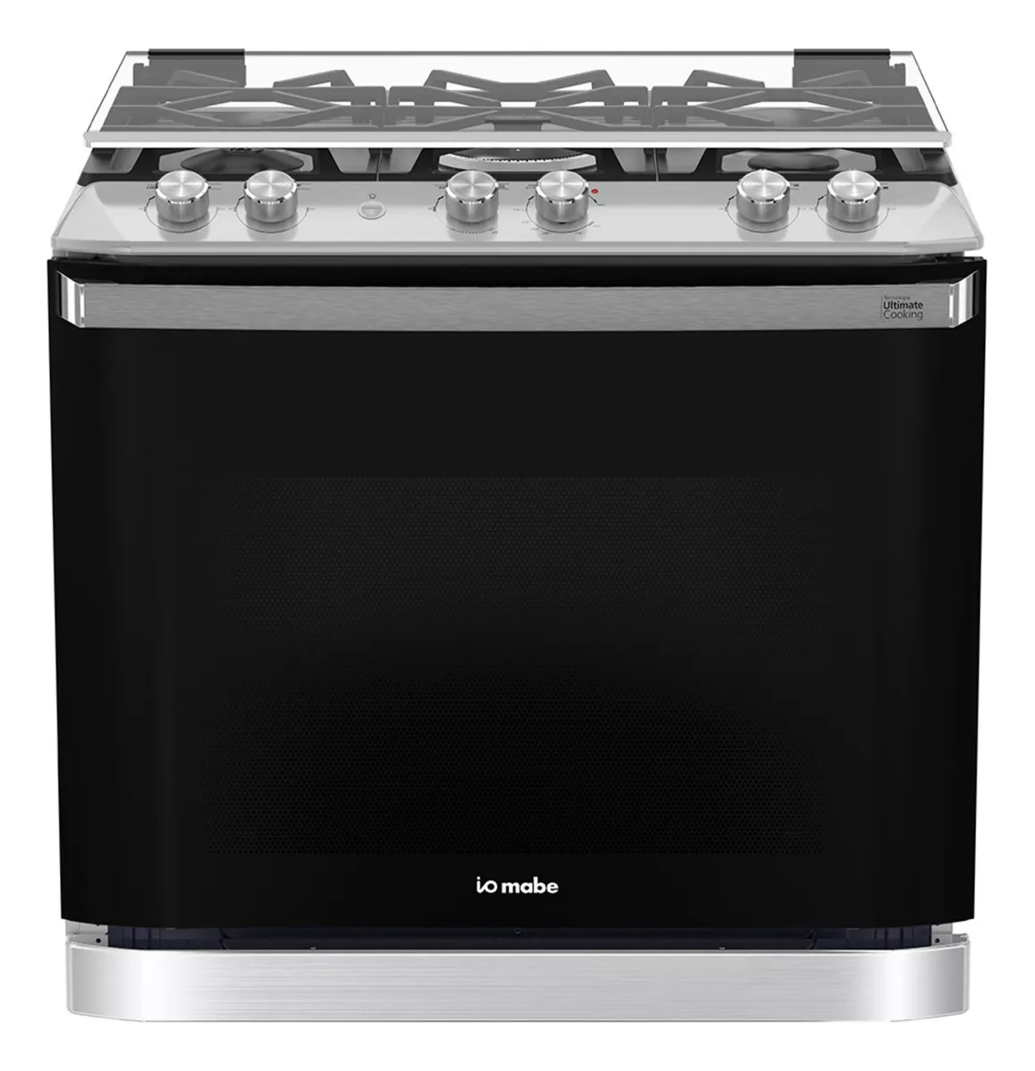 Estufa Empotre 80cm Inox Vidrio Negro Io Mabe Io8061getss0