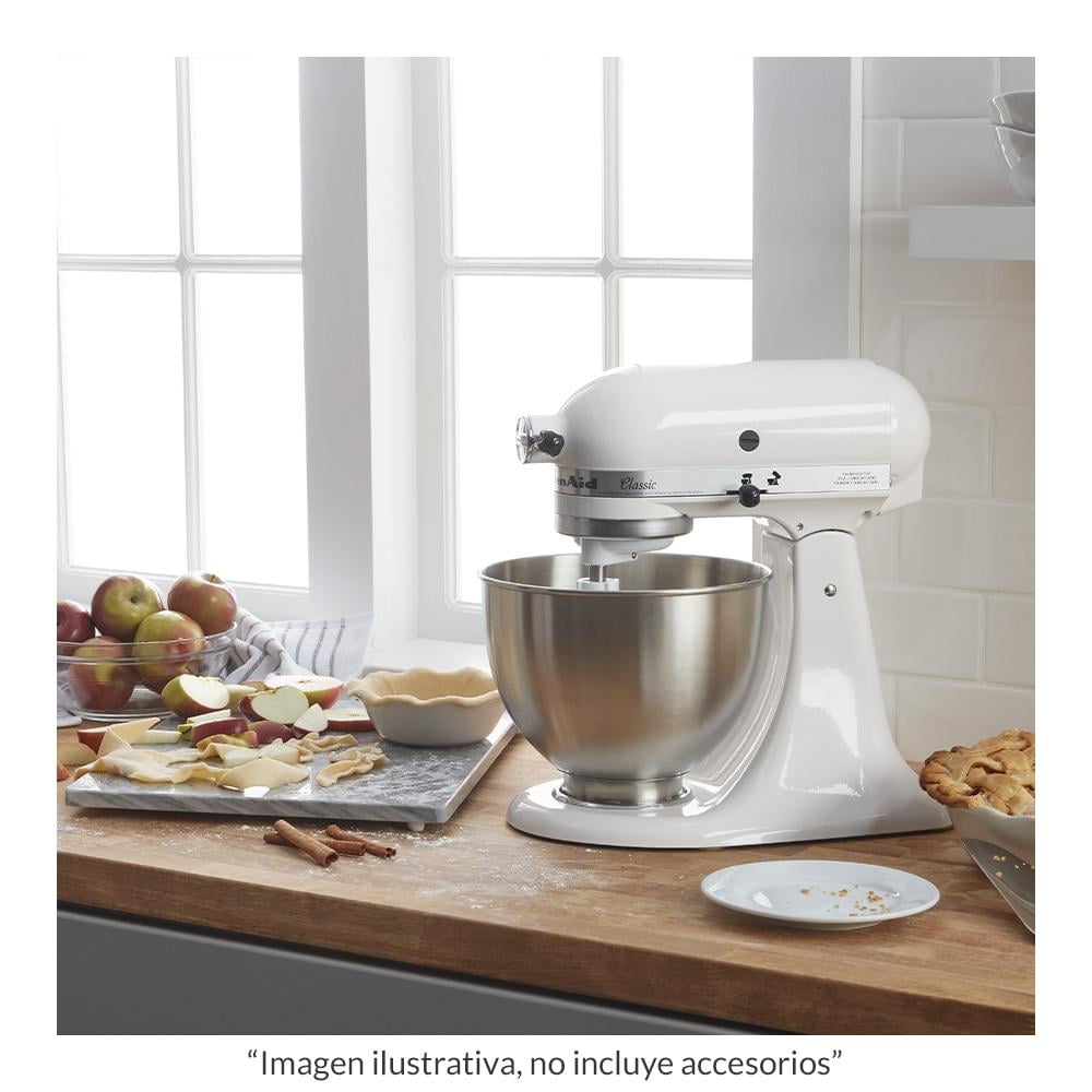 Batidora Classic KitchenAid K45SSWH Clásica 4.2 L Blanca
