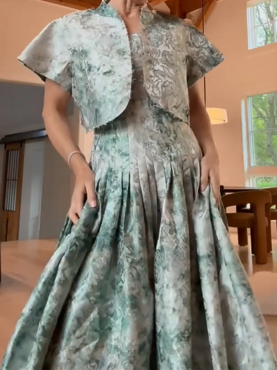 A-line/Princess Straight Pleated Floor-Length Mother of the Bride Dresses