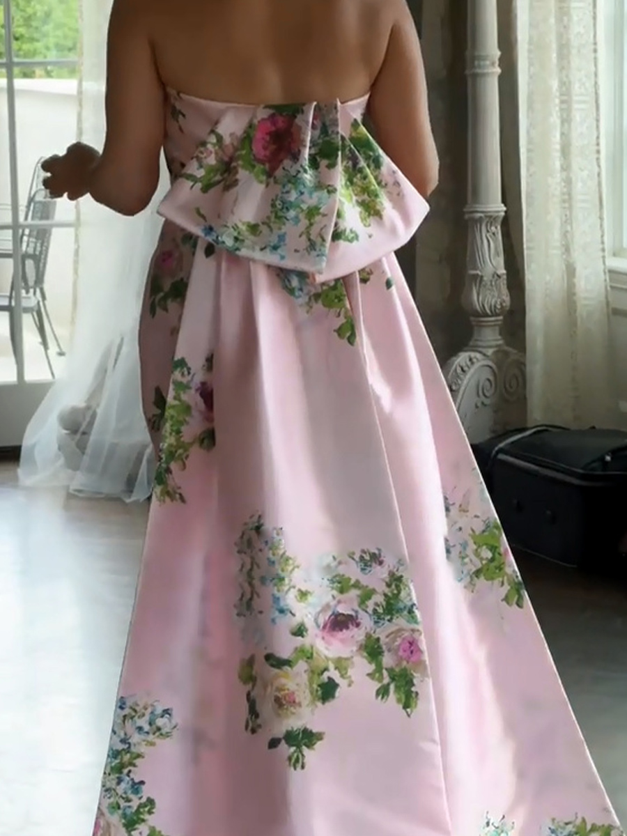 Sheath/Column Straight Pleated Floor-Length Satin Mother of the Bride Dresses
