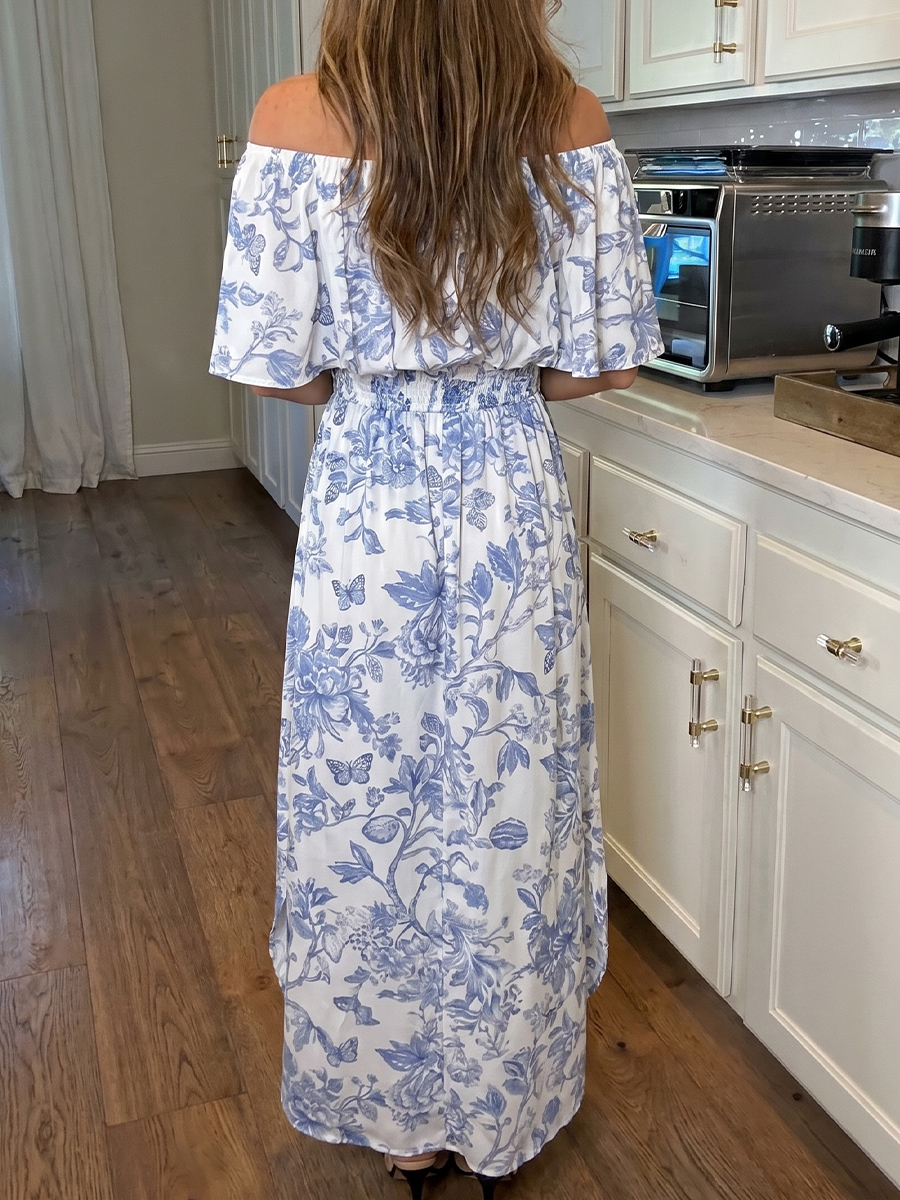 A-line/Princess Straight 1/2 Sleeves Ankle-Length Chiffon Mother of the Bride Dresses