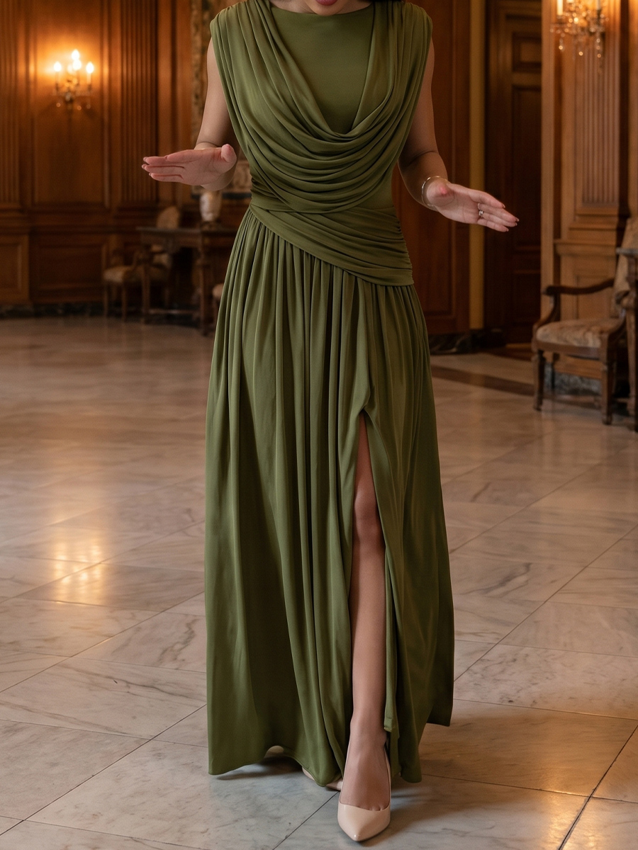 A-line/Princess Scoop Ankle-Length Chiffon Mother of the Bride Dresses