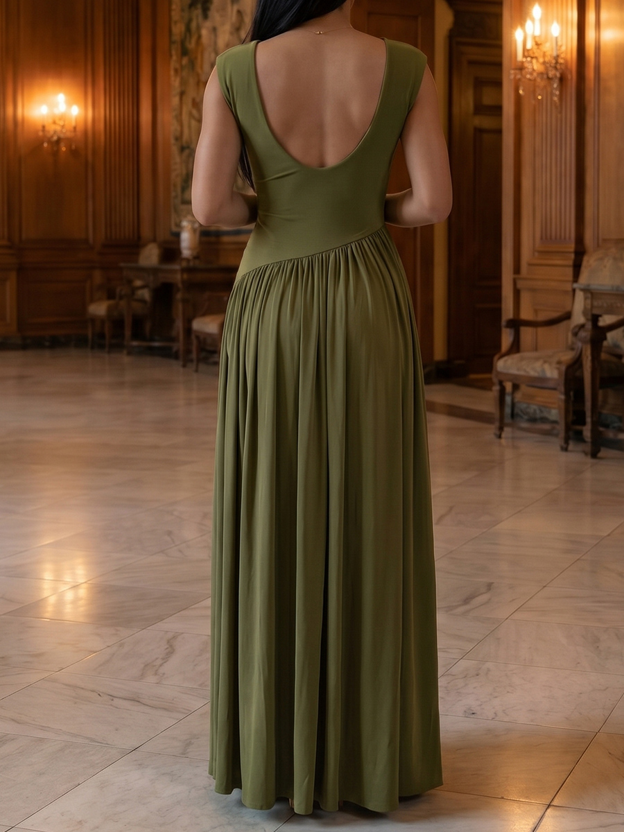 A-line/Princess Scoop Ankle-Length Chiffon Mother of the Bride Dresses